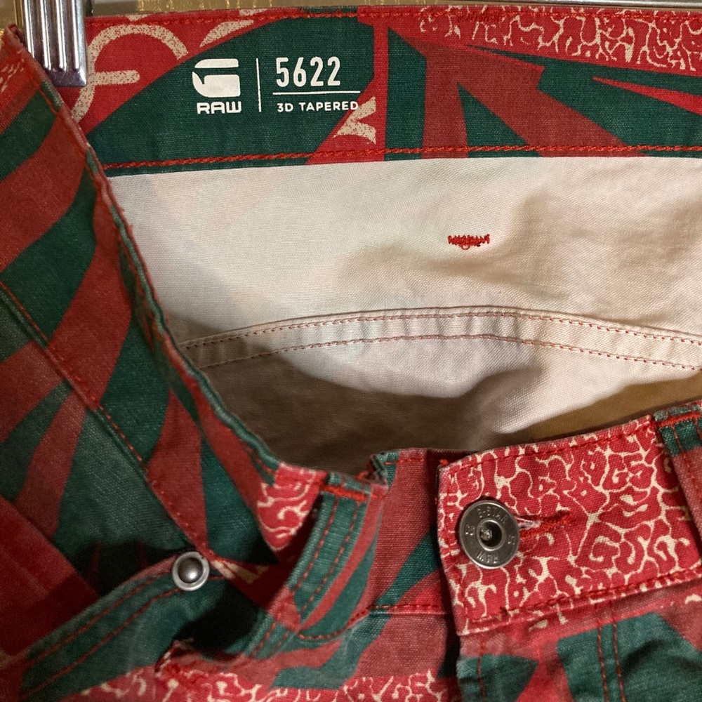 Pharrell Williams x G Star raw 5622 printed pants - Picture 3 of 4